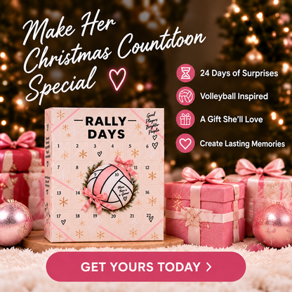 💥LAST DAY 50% OFF-🏐 24-Day Volleyball Advent Calendar – Daily Surprise Gift for Volleyball Girls