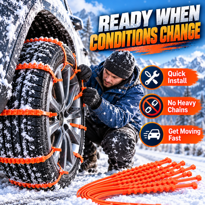 ⏳ Last Day 50% OFF-🚘Reusable Emergency Snow Chains(5-pack)