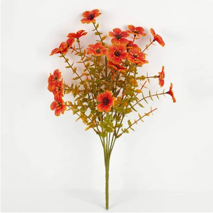 🍂Artificial Fall Eucalyptus & Violet Flower Arrangement — Bring The Warm Beauty Of Autumn Into Your Home