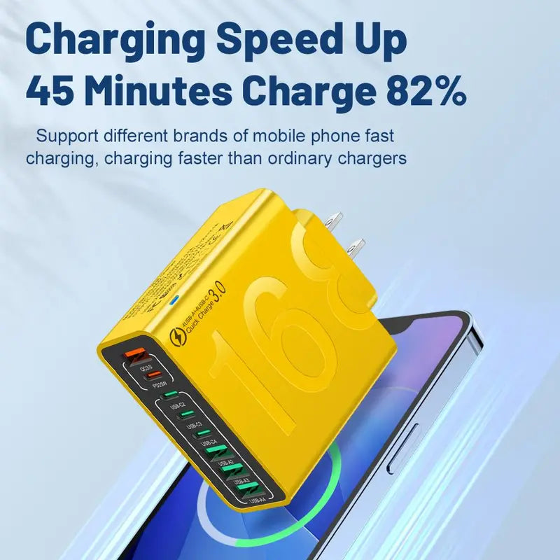 🔥USB Hub PortableSmart 8port Charger for Multiple