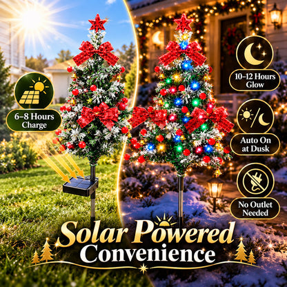 ✨ Last Day – 49% OFF🎄 Solar Cedar Christmas Tree Lights