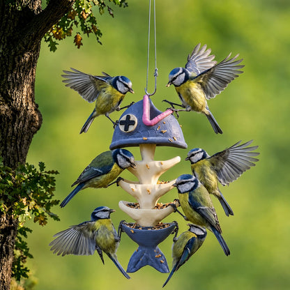 🥳Creative Fish Skeleton Hanging Bird Feeder