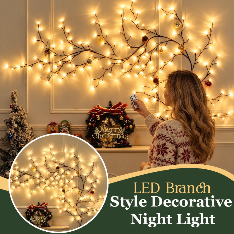 🔥LAST DAY 50% OFF -✨Remote-Controlled Flexible LED Branch Light for Wall Mounting