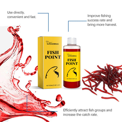 🎣 Red Worm Fish Attractant Liquid – Fast-Acting Freshwater Fishing Bait Enhancer 🐟🔥