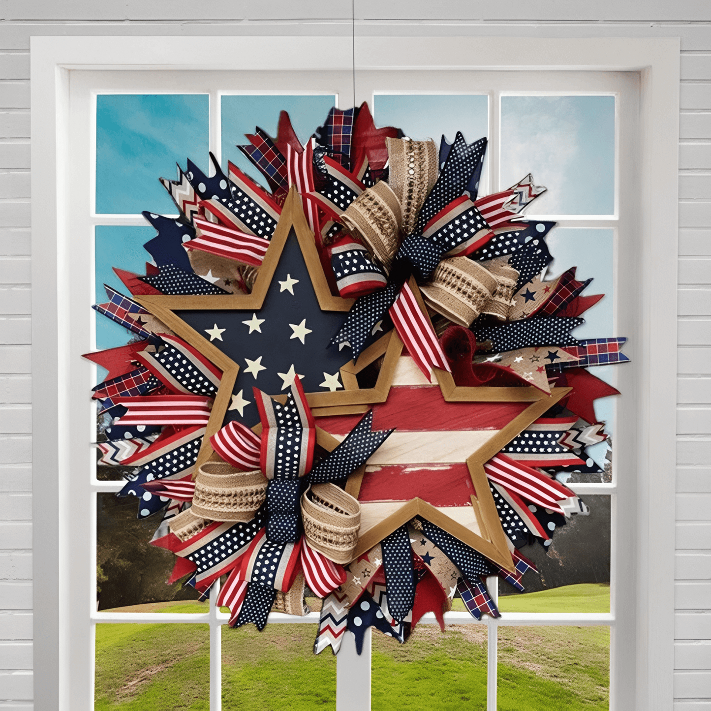 🔥Honor the Journey: The Hand-Crafted 250th Anniversary Tribute Wreath