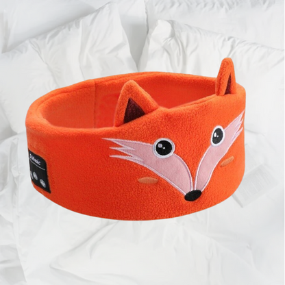 Soft Elastic Comfortable Wireless Music Earphones, Kids Animal Sleeping Headphones