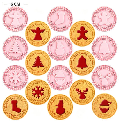 🎄🍪 Holiday Baking Shape Collection – Festive Cookie Molds for Family Christmas Fun
