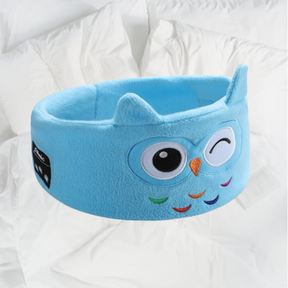 Soft Elastic Comfortable Wireless Music Earphones, Kids Animal Sleeping Headphones