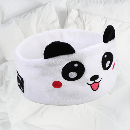 Soft Elastic Comfortable Wireless Music Earphones, Kids Animal Sleeping Headphones