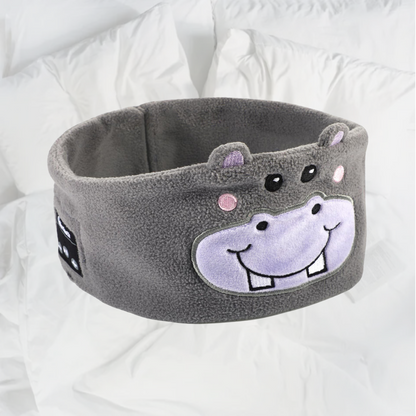 Soft Elastic Comfortable Wireless Music Earphones, Kids Animal Sleeping Headphones