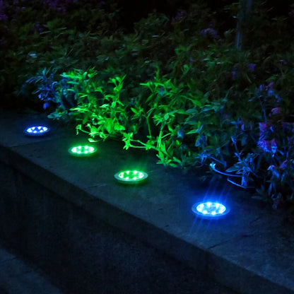 Solar Outdoor Waterproof Ground LED Lights