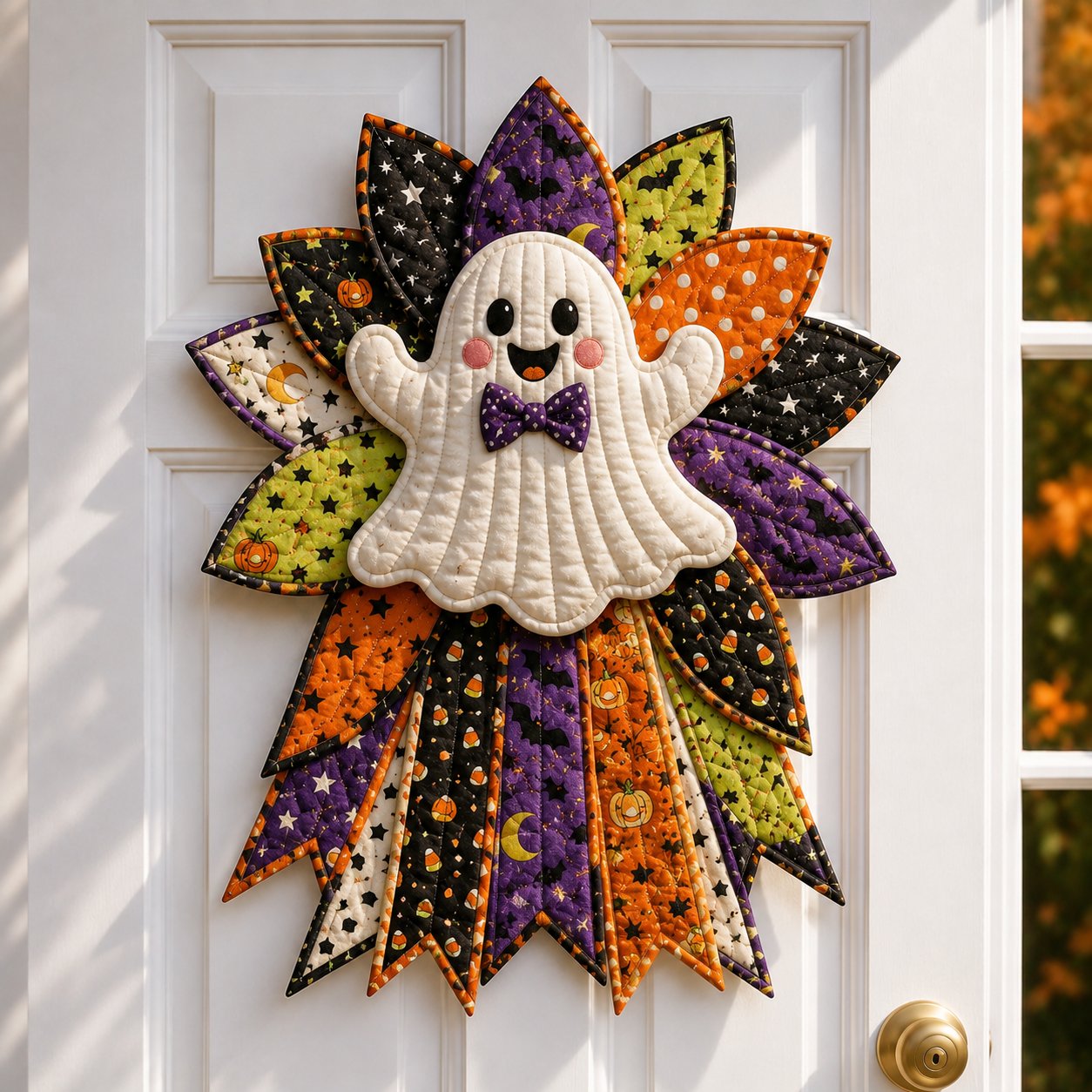 ⏳ Last Day 49% OFF – 🎃 Beginner-Friendly Oversized Halloween Character Quilted Door Hanger Sewing Kit | Complete Kit with All Tools & Step-by-Step Guide Included 💕