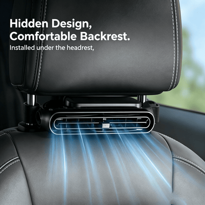 🚗 Rechargeable Car Seat Velcro Fan – 3 Speed Portable Cooling Fan for Cars, Golf Carts & RV Travel ❄️