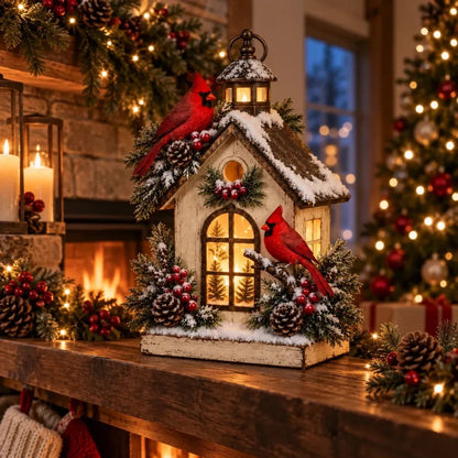 ❄️Last day Promotion 🔥-❤️ A Little Winter Home for Cardinal Lovers✨
