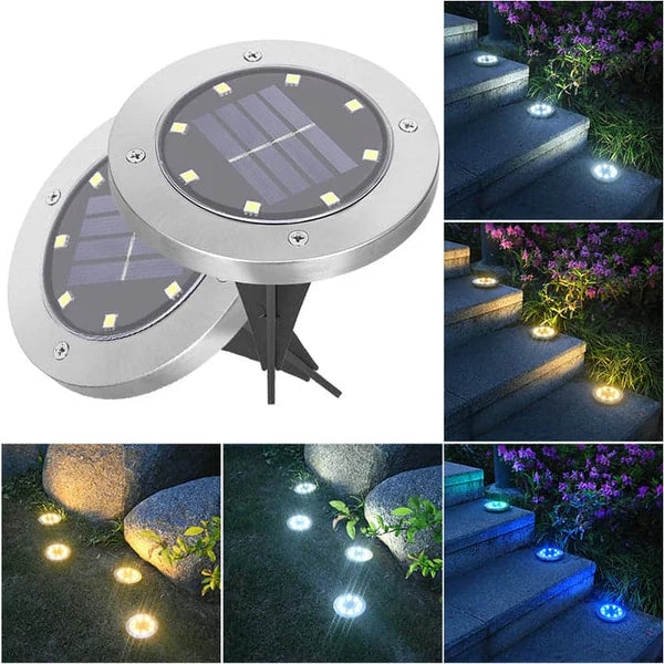 Solar Outdoor Waterproof Ground LED Lights
