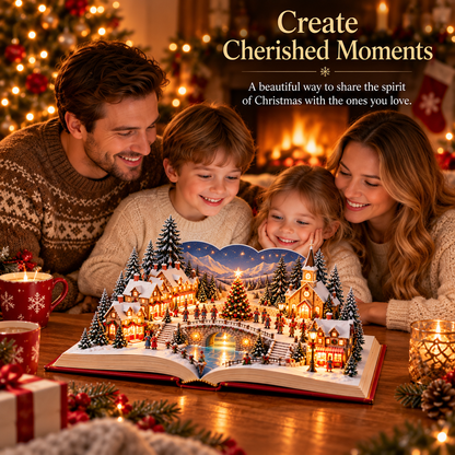 Light-Up Christmas Village Storybook