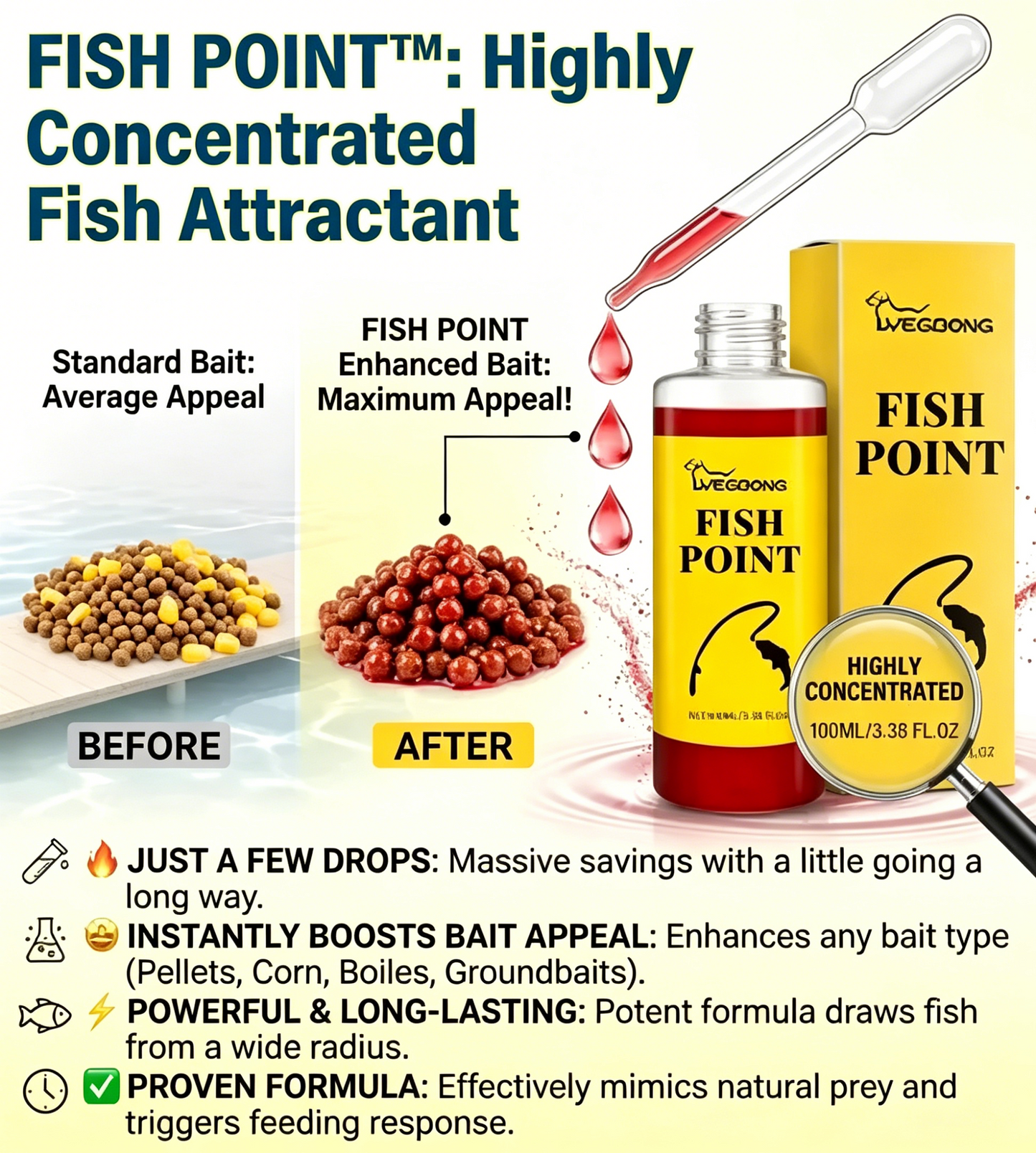 🎣 Red Worm Fish Attractant Liquid – Fast-Acting Freshwater Fishing Bait Enhancer 🐟🔥