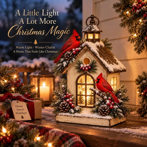 ❄️Last day Promotion 🔥-❤️ A Little Winter Home for Cardinal Lovers✨