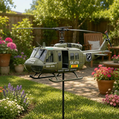 🎁Last Day Promo: 49% OFF 🎖️UH-1 Huey Veteran Tribute Collector Wind Spinner-✈️Buy 2 Free Shipping Today!