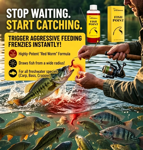 🎣 Red Worm Fish Attractant Liquid – Fast-Acting Freshwater Fishing Bait Enhancer 🐟🔥