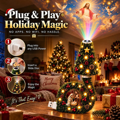 ✨ Last Day – 49% OFF!✝️ USB Jesus 5D Projection Light