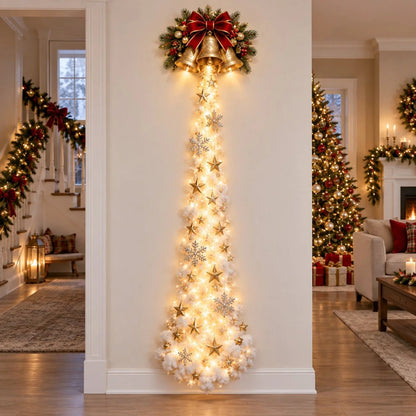 🐦 Cardinal Blessing Cascade Wall Light – Glowing Red Bird & Starlight Wall Décor