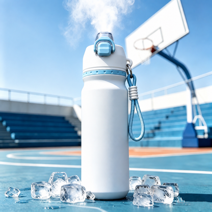🏀 Basketball Gift Sale 49% OFF - Outdoor portable large-capacity spray sports water bottle