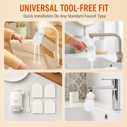 ✨Day Sale 50% OFF✨Anti-Splash Kitchen Faucet Filter for Sediment & Rust Removal
