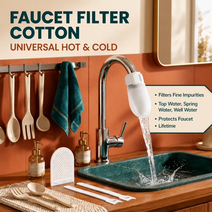 ✨Day Sale 50% OFF✨Anti-Splash Kitchen Faucet Filter for Sediment & Rust Removal