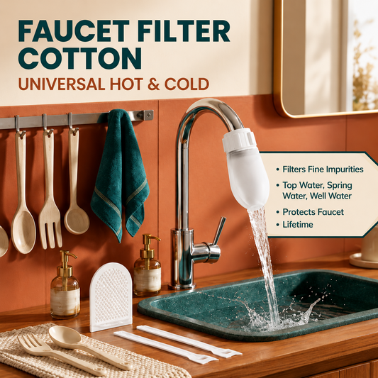 ✨Day Sale 50% OFF✨Anti-Splash Kitchen Faucet Filter for Sediment & Rust Removal