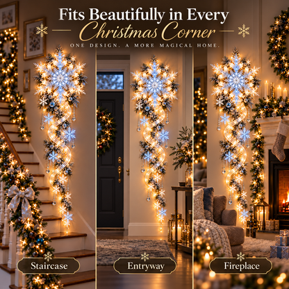 🔥Last Day 49% OFF-❄️Giant Snowflake Blizzard Track Light