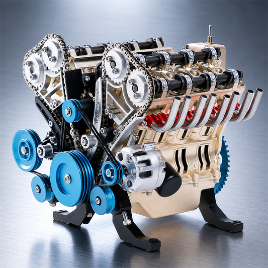 🏎️🛠️The Ultimate Desktop Masterpiece: Miniature V8 Small-Block Static Model Kit