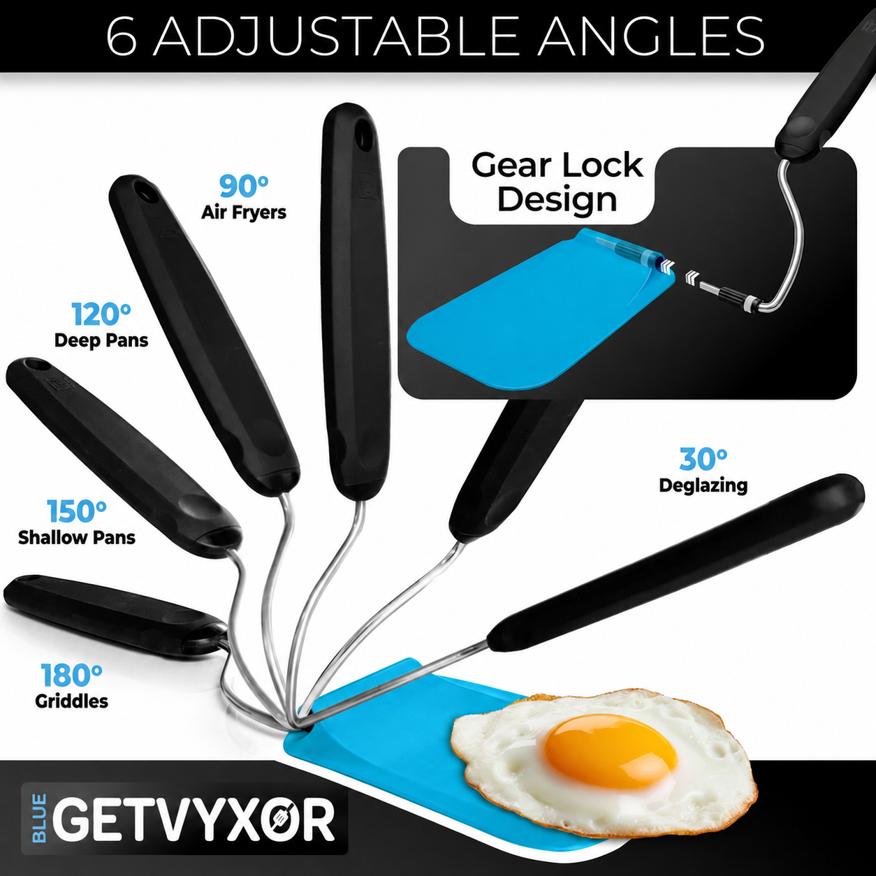 Adjustable Position Spatula — One Tool, Every Angle