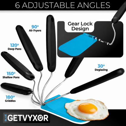 Adjustable Position Spatula — One Tool, Every Angle