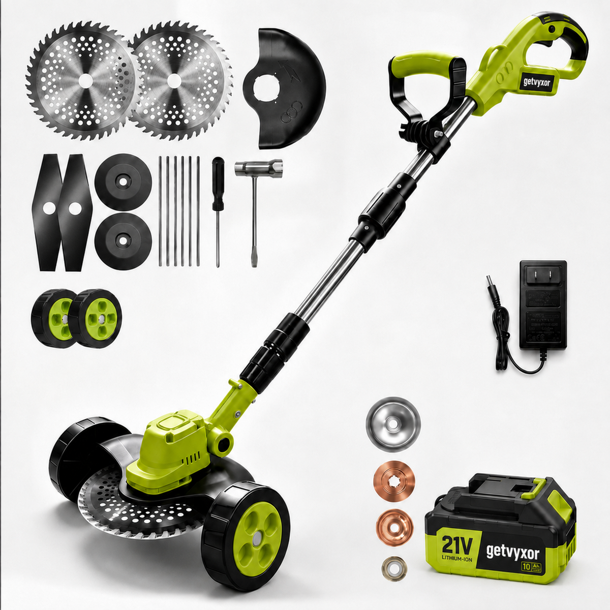 🌿60% OFF TODAY⚡: 3-in-1 Cordless Weed Wacker with 2 Batteries – Trim, Edge & Tackle More Yard Work