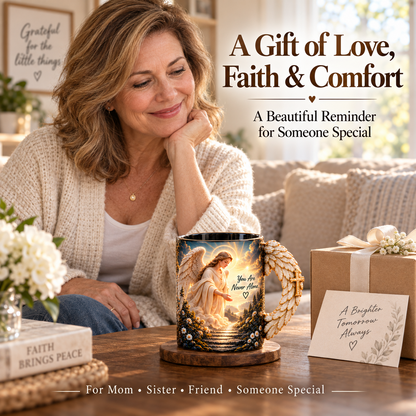 🔥Last Day 49% OFF🔥🪽 Angel’s Embrace™ ✨– Guardian Angel Heat-Reveal Mug