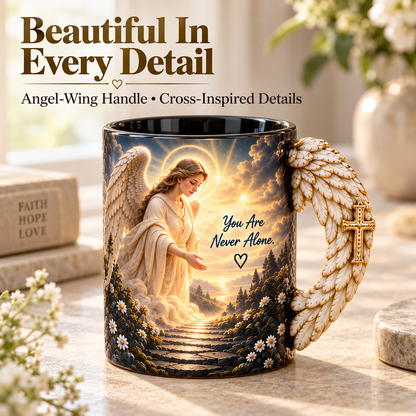 🔥Last Day 49% OFF🔥🪽 Angel’s Embrace™ ✨– Guardian Angel Heat-Reveal Mug