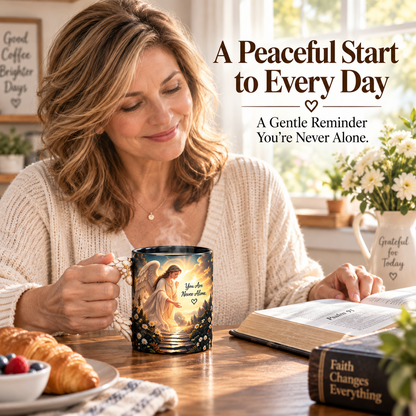 🔥Last Day 49% OFF🔥🪽 Angel’s Embrace™ ✨– Guardian Angel Heat-Reveal Mug