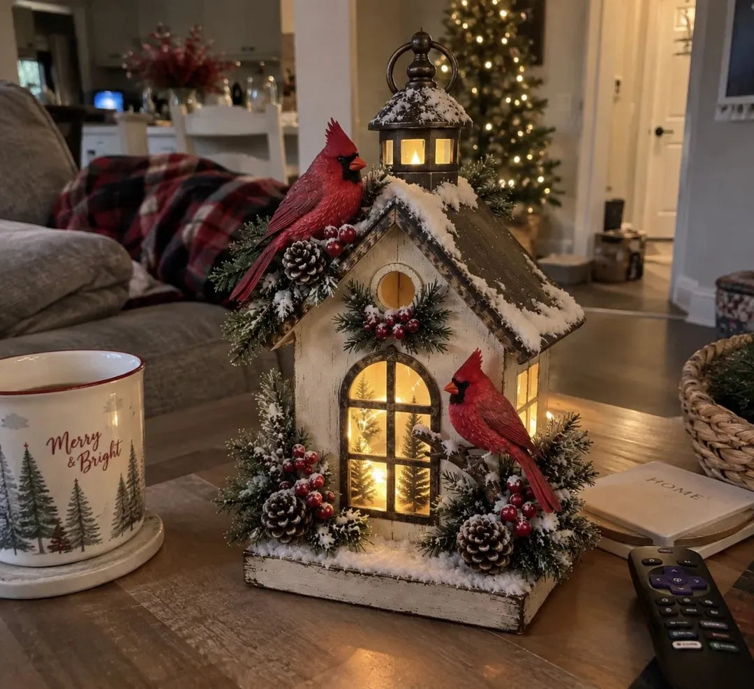 ❄️Last day Promotion 🔥-❤️ A Little Winter Home for Cardinal Lovers✨