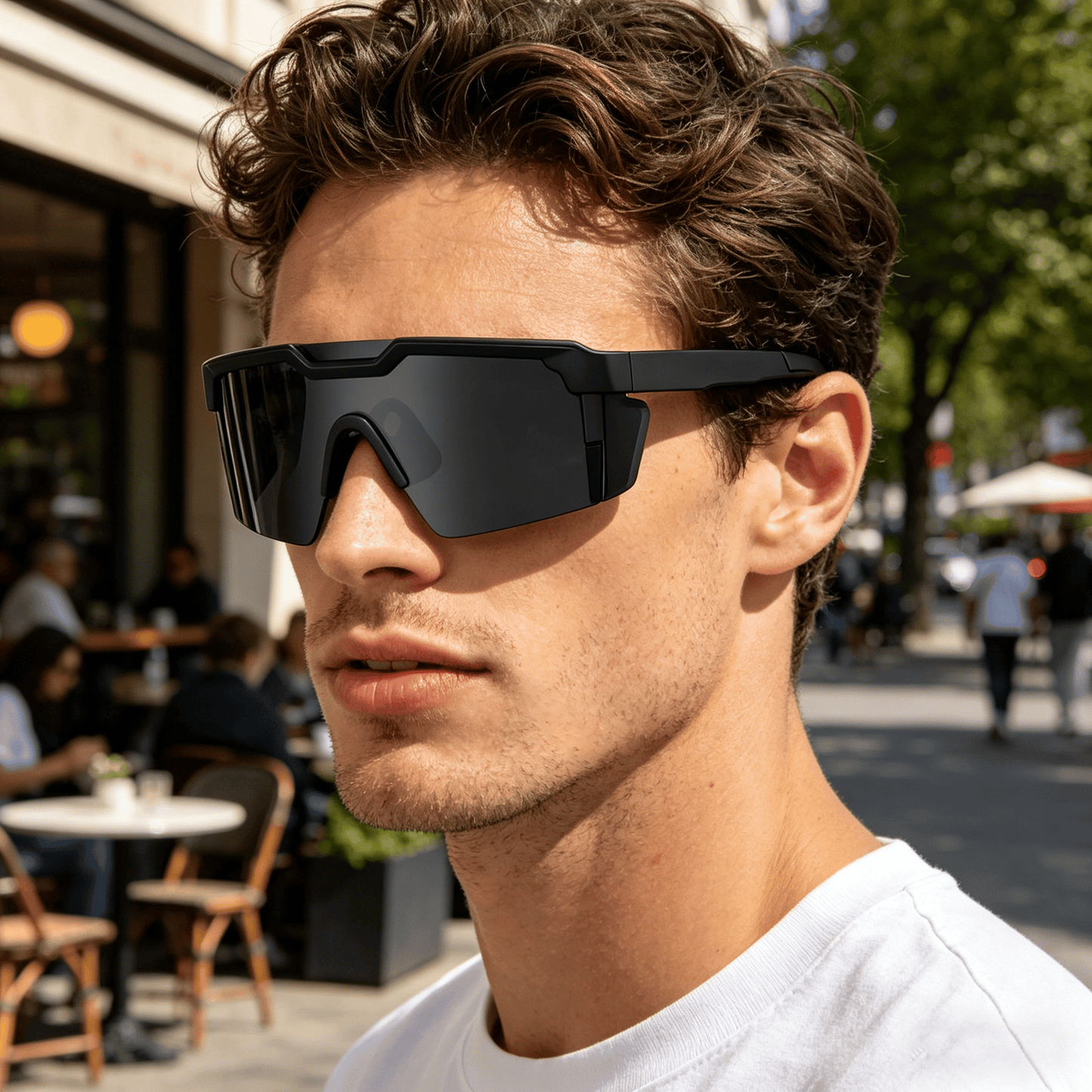 🕶️ Photochromic Polarized Safety Sunglasses Oversized Vintage Style