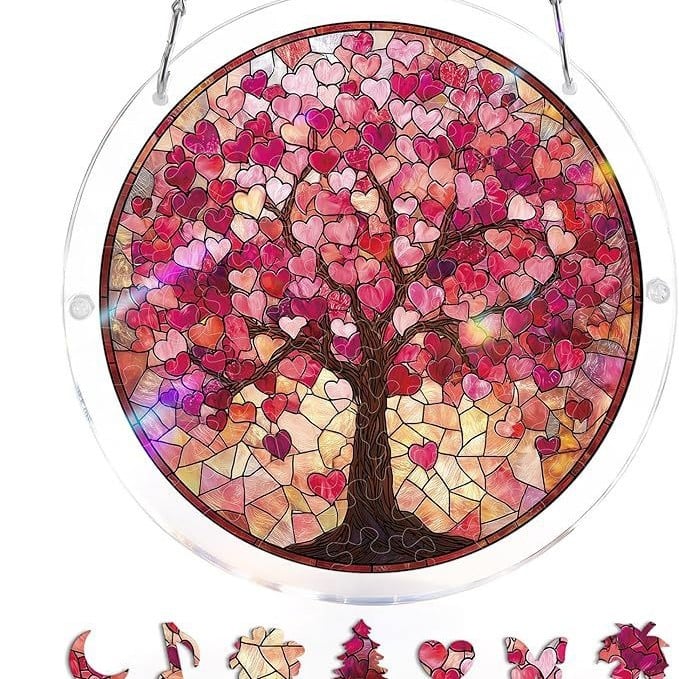 🔥LAST DAY SPECIAL PRICE☀️🛍️Acrylic Jigsaw Puzzle Suncatcher