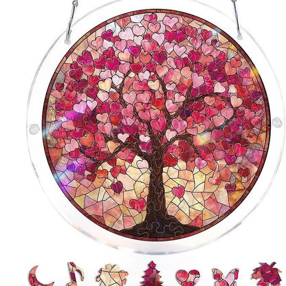 🔥LAST DAY SPECIAL PRICE☀️🛍️Acrylic Jigsaw Puzzle Suncatcher