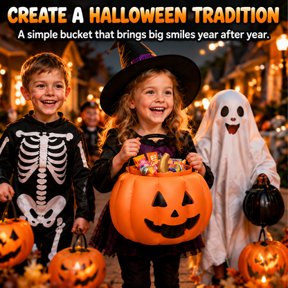 ⏳ Last Day 50% OFF-🎃Reusable Pumpkin-Shaped Container (with Removable Lid, Orange)