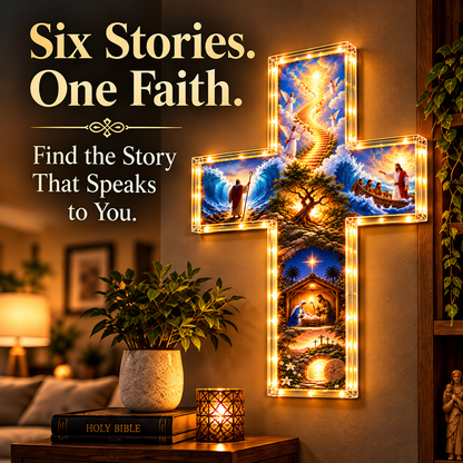 ✝️The Miracles of Faith™ Collection — Decorative Wall-Hanging Crosses Featuring Biblical Stories