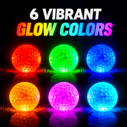 ⏳ Last Day 50% OFF-🏌️6-Pack Glow Golf Balls