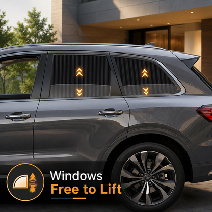 🚗 4-Piece Magnetic Car Window Sun Shades – Easy-Install UV & Heat Protection