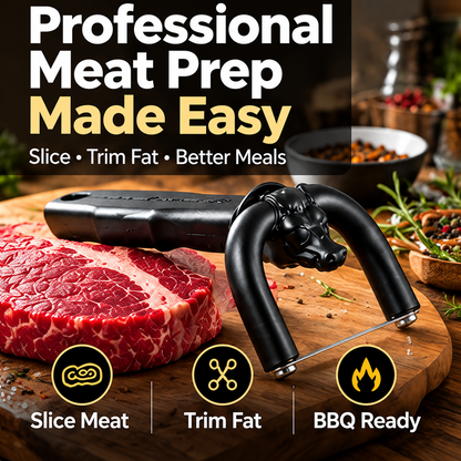 🔥LAST DAY 50% OFF -🥩 BullPro™ Meat Slicer & Fat Trimmer