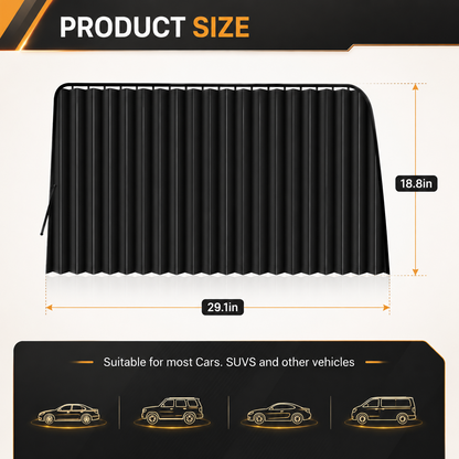 🚗 4-Piece Magnetic Car Window Sun Shades – Easy-Install UV & Heat Protection