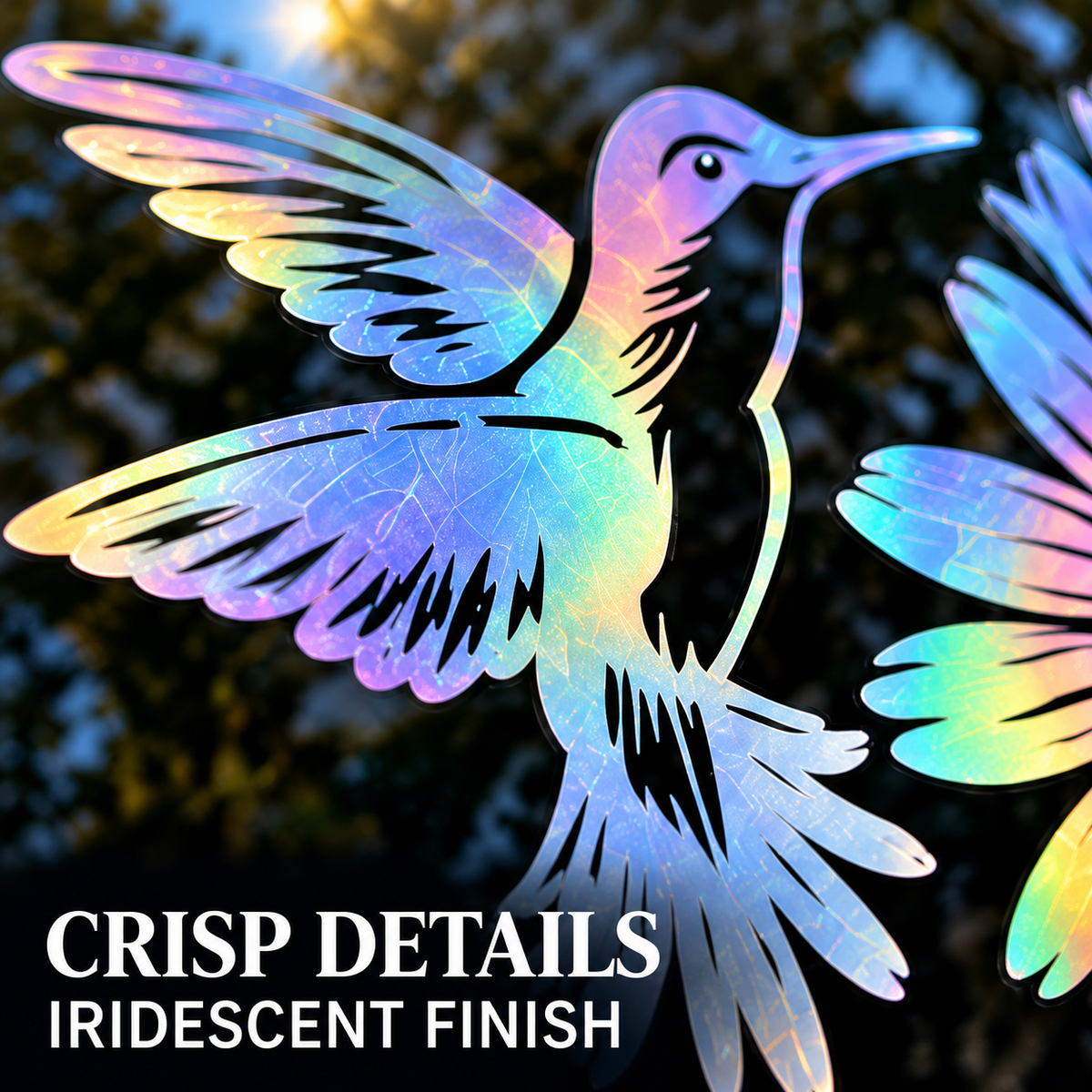 🔥Last Day 50% OFF-🐦🌻Hummingbird and sunflower car decal