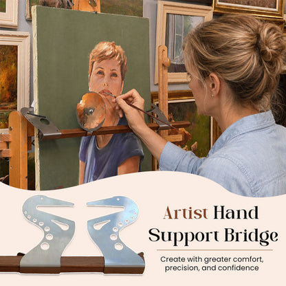 🎨 Adjustable Artist Hand Support Bridge – Precision Painting & Drawing Rest Tool